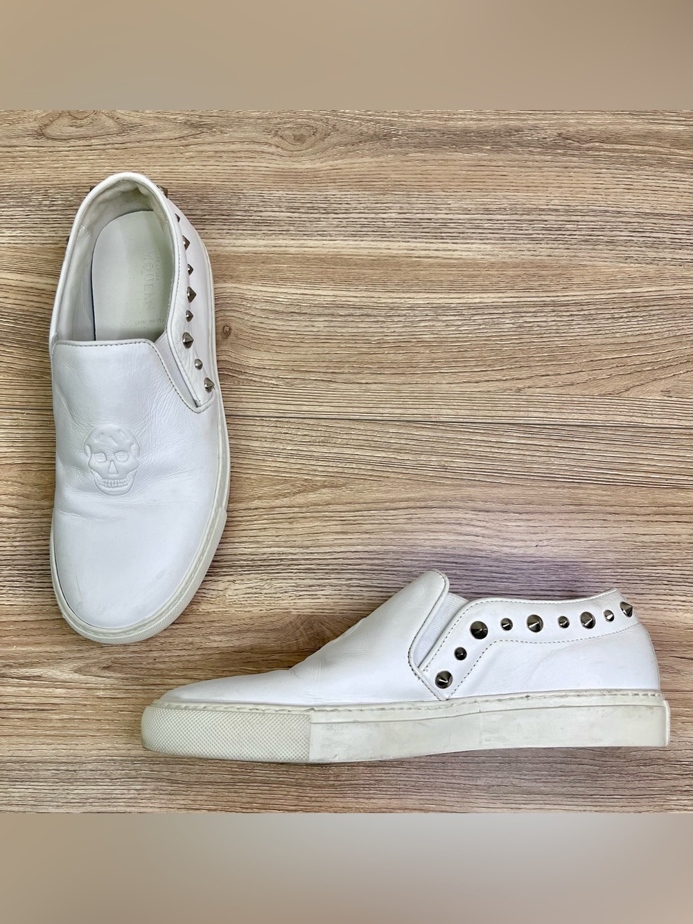 Alexander McQueen Embossed Skull Sneakers